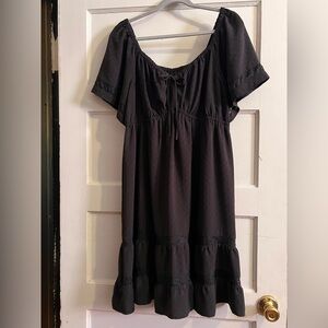Black Short Sleeve Dress